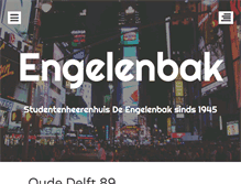 Tablet Screenshot of engelenbak.com